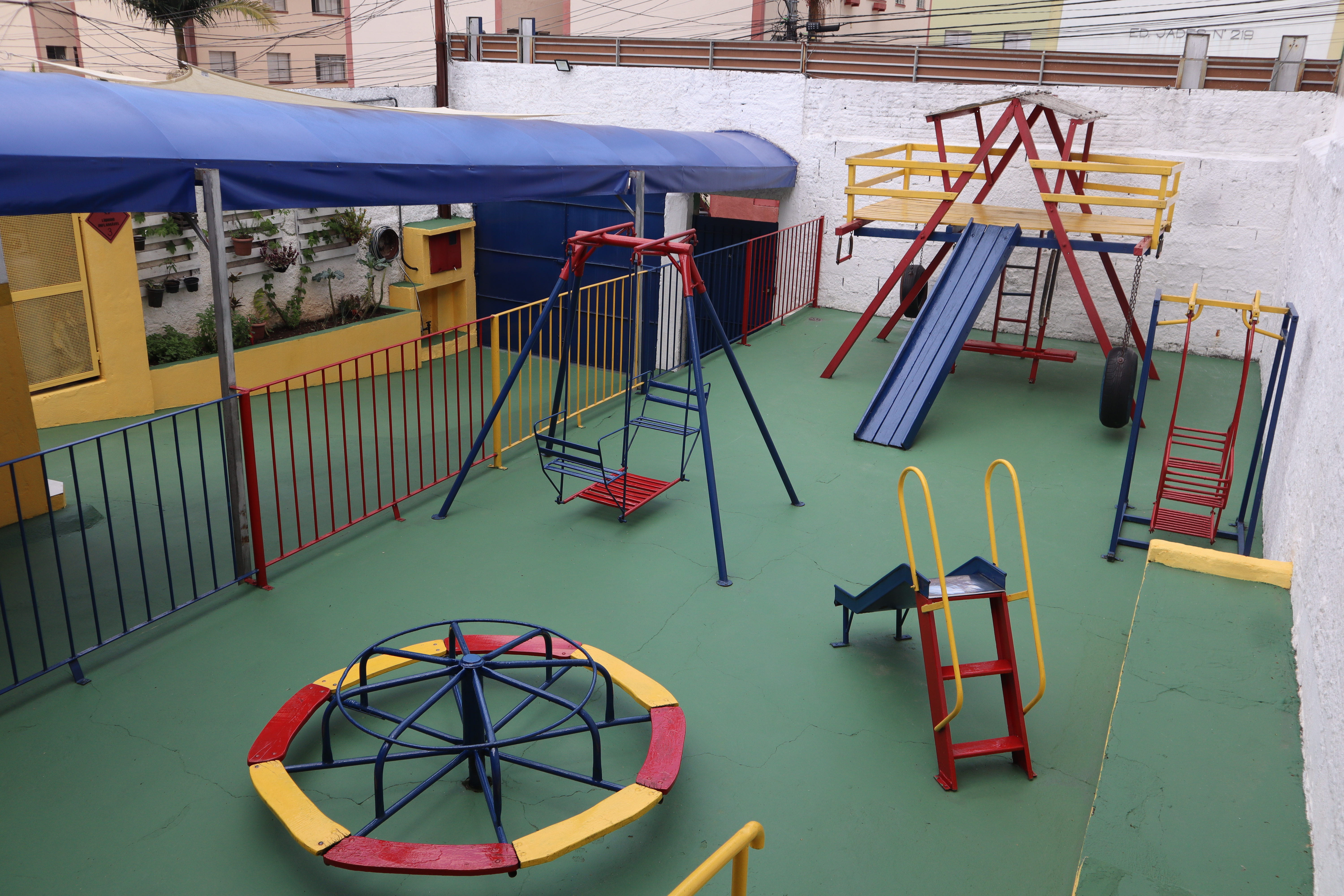 Parque externo da Escola Mundo Melhor