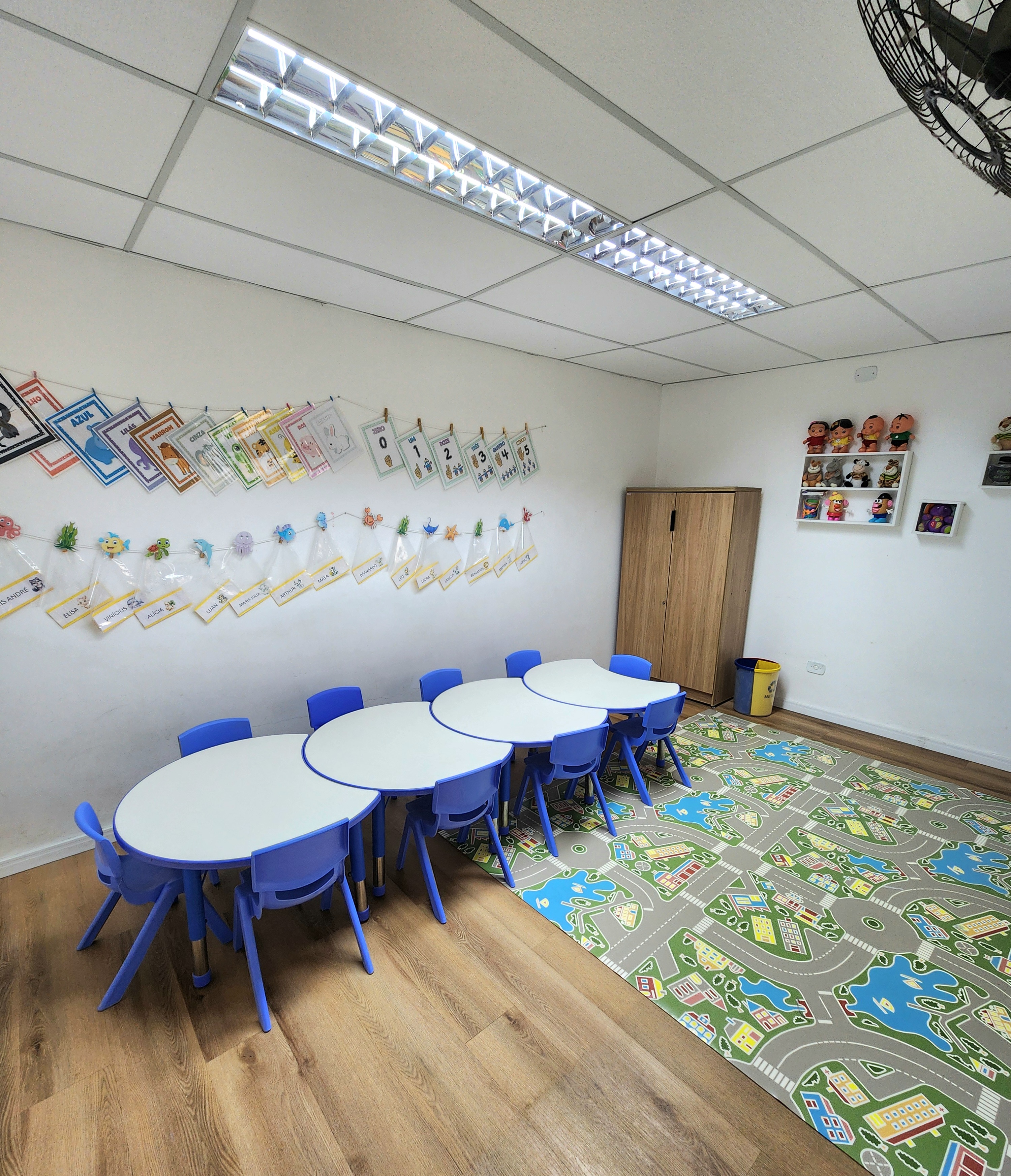 Ambiente de aprendizagem da Escola Mundo Melhor